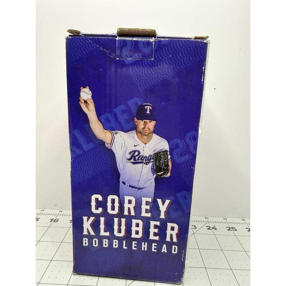 Corey Kluber Texas Rangers Bobblehead Coca-Cola Albertsons Tom Thumb‎ SGA
